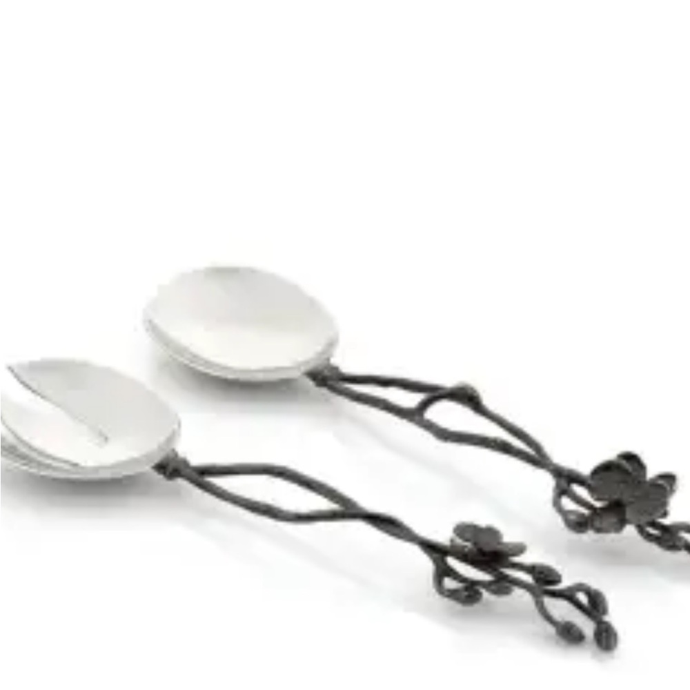 Brand new Michael Aram Black Orchid Serving Set